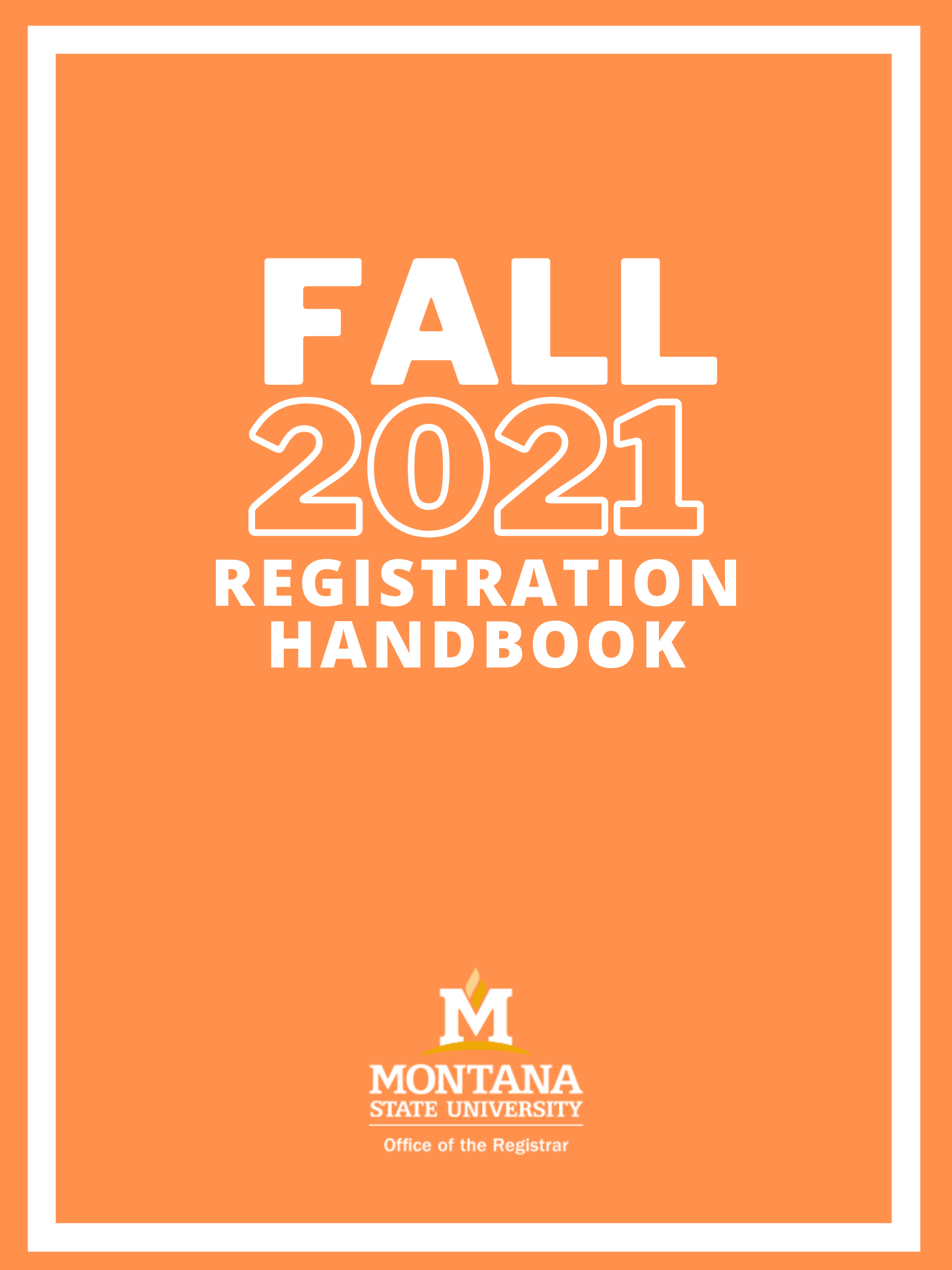 Registration Handbook Fall 2021