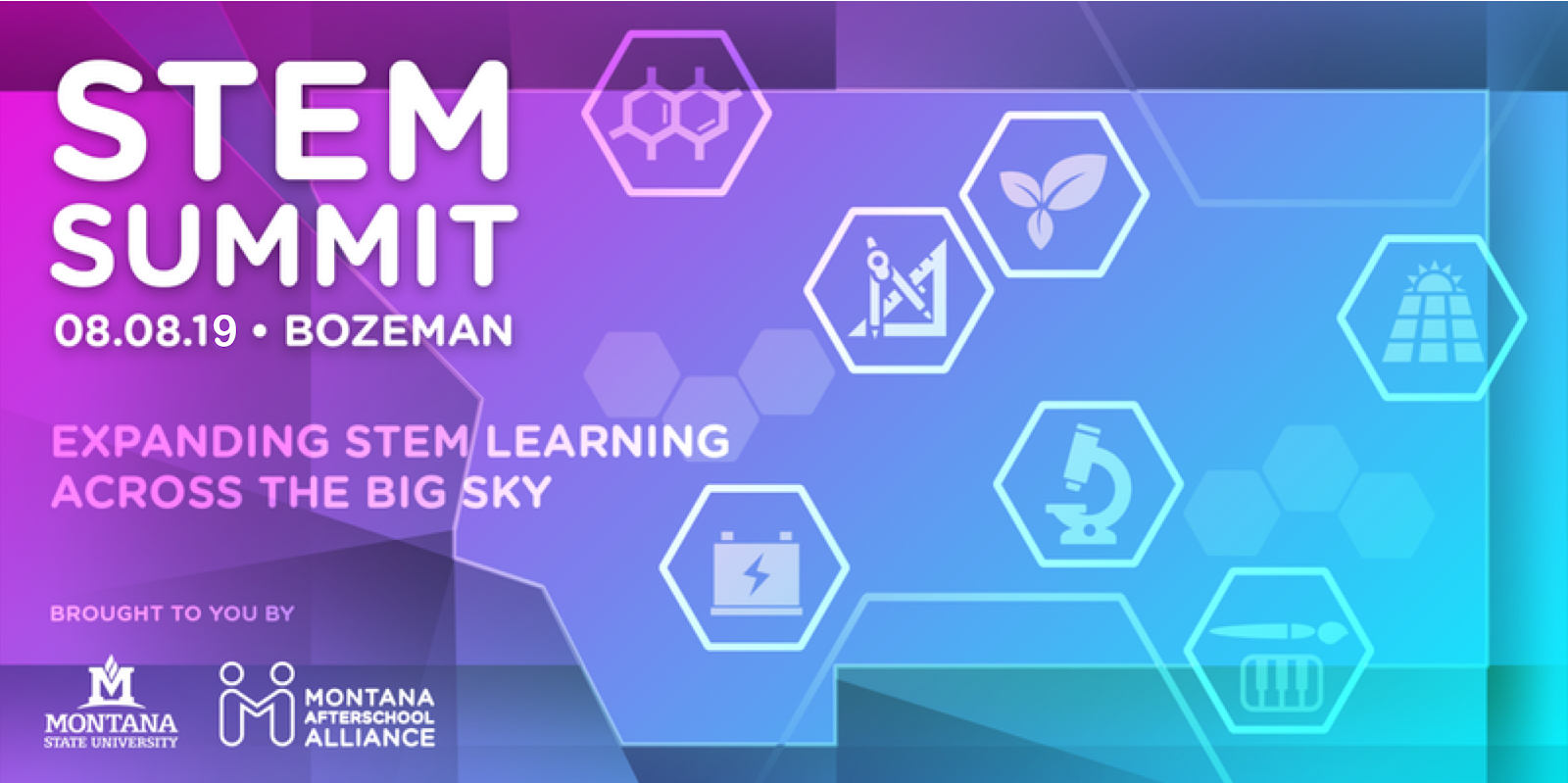 Logo for the STEM Summit 2019