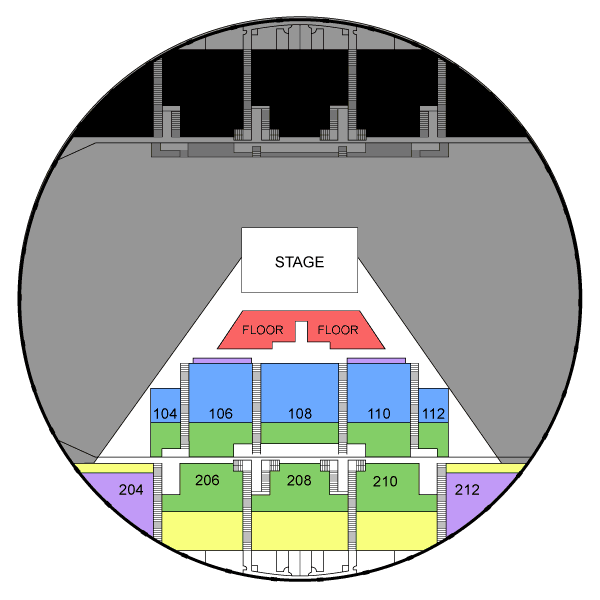 Alison Krauss and Union Station seating