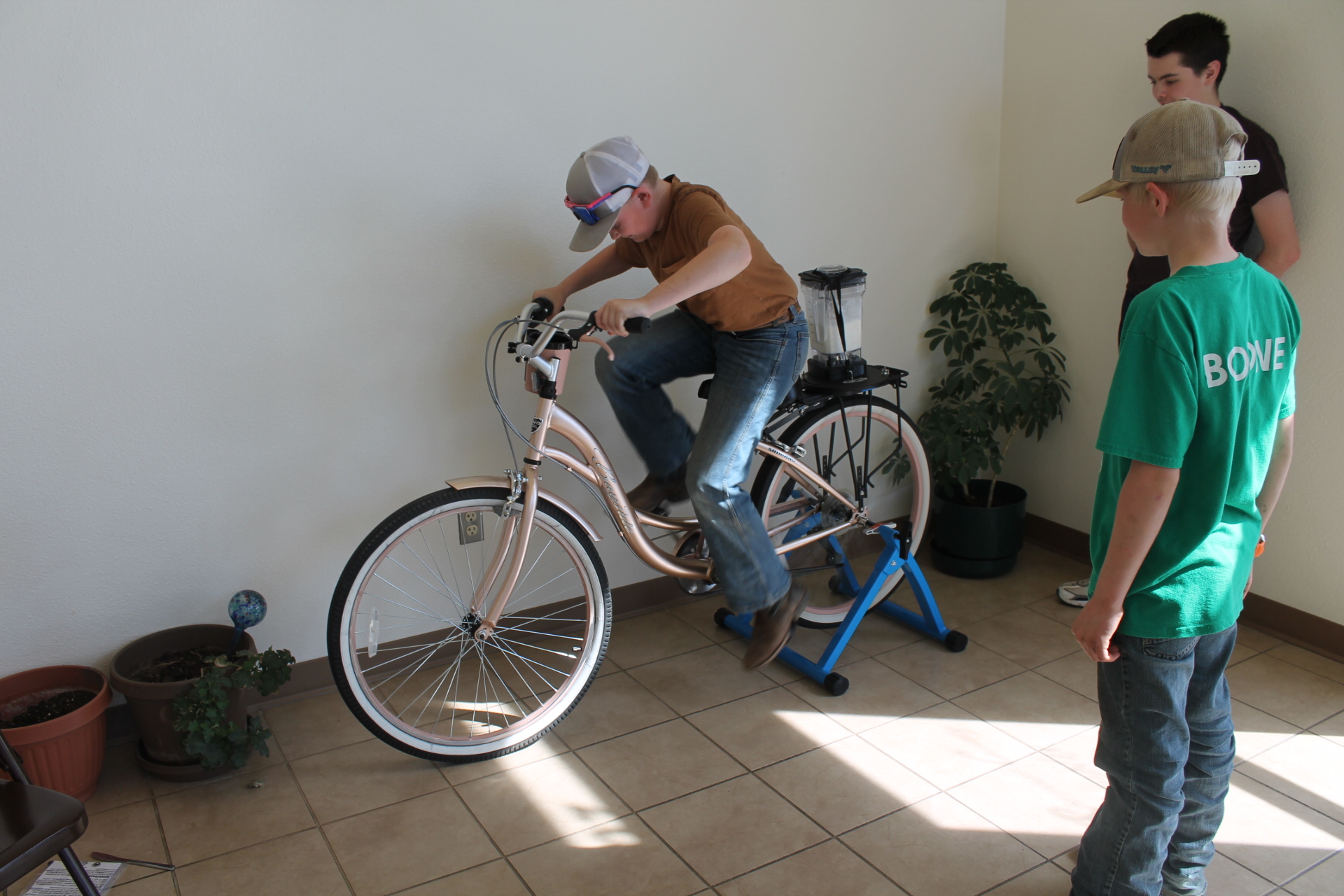 Making Smoothies with a bike