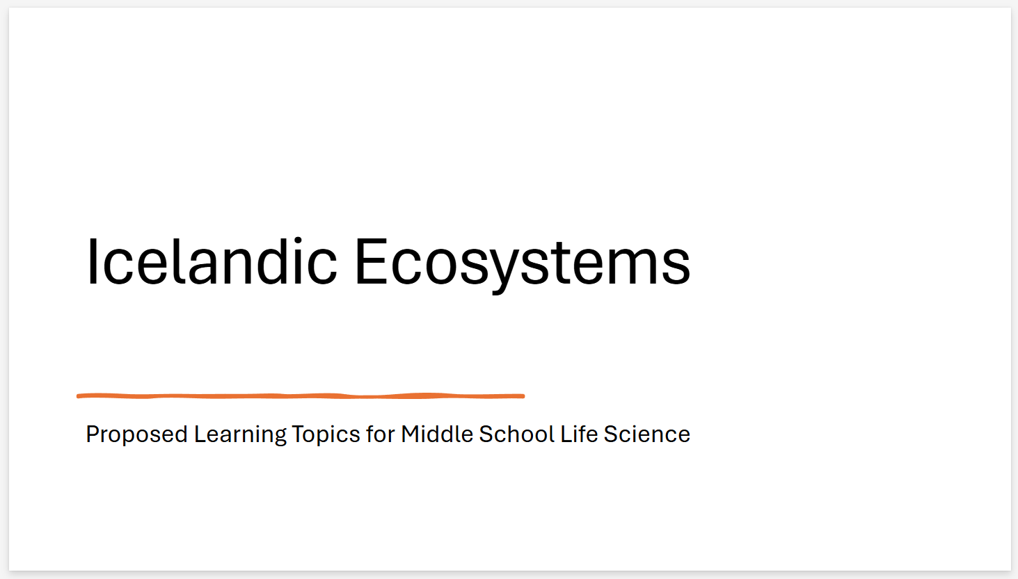 title slide