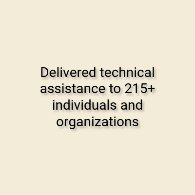 technical assistance statistic